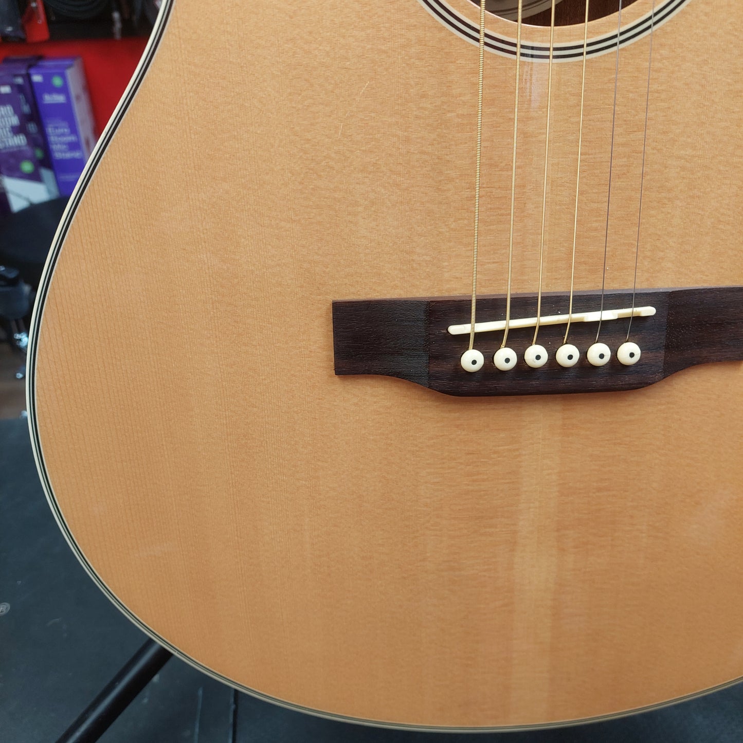 2015 Epiphone PR-4ENA Acoustic/Electric Guitar - Natural Gloss SN# 1505112365