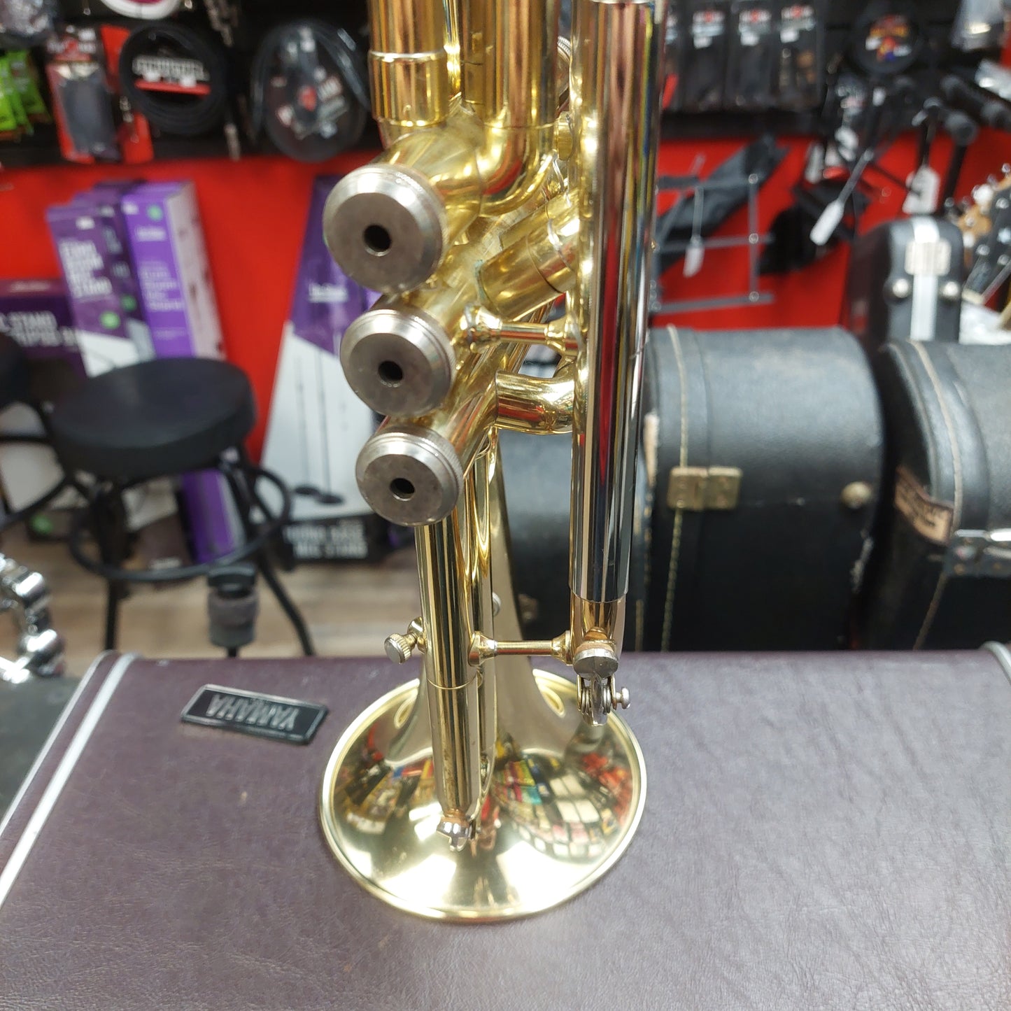 Yamaha YCR2310 Trumpet w/ Hardcase SN# 203009A "Made In Japan" Has Small Dent In Mouthpiece Tubing & Stuck Slide "Sold As Is"
