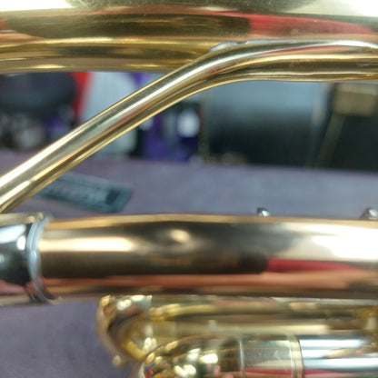 Yamaha YCR2310 Trumpet w/ Hardcase SN# 203009A "Made In Japan" Has Small Dent In Mouthpiece Tubing & Stuck Slide "Sold As Is"