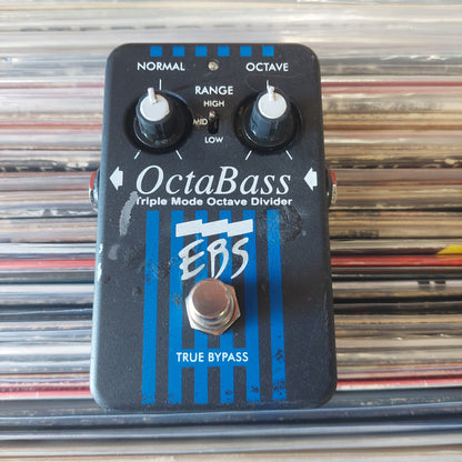 EBS OctaBass Triple Mode Octave Divider True Bypass Pedal (USED)