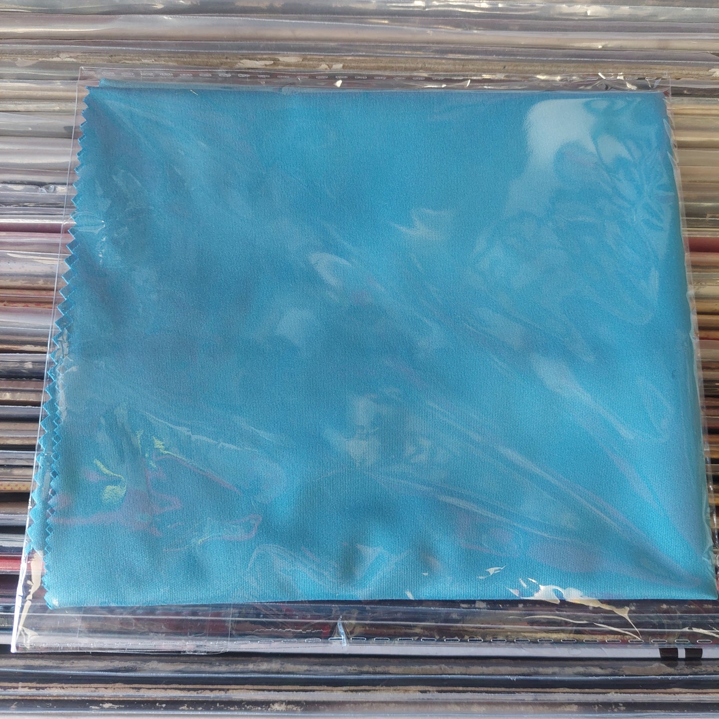 Record Cleaning Anti-Static Microfiber Lint-Free Cloth 12''x12'' - Blue