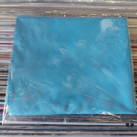 Record Cleaning Anti-Static Microfiber Lint-Free Cloth 12''x12'' - Blue
