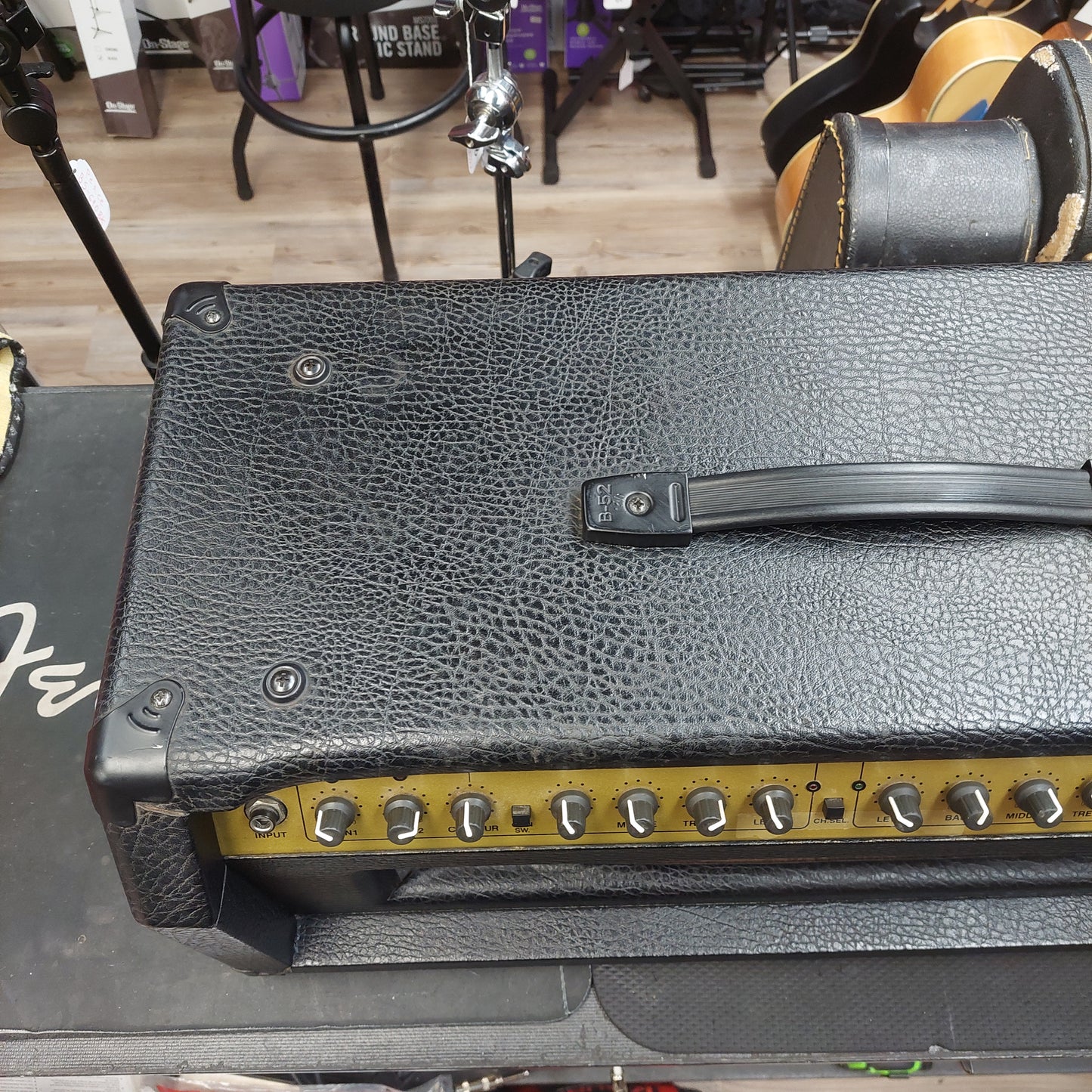2000's B-52 Stealth Series LG-100A 100-Watt Solid State Guitar Amplifier Head w/ Power Supply (USED) SN# AFL01