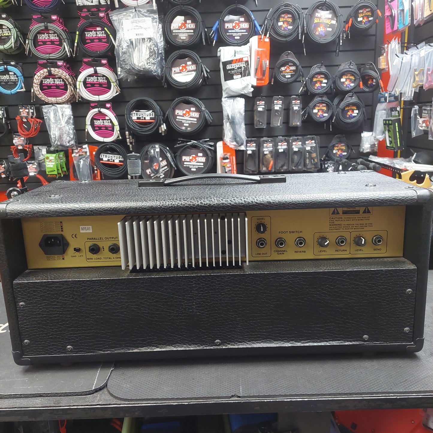2000's B-52 Stealth Series LG-100A 100-Watt Solid State Guitar Amplifier Head w/ Power Supply (USED) SN# AFL01