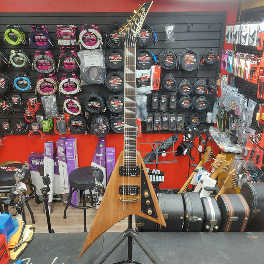 2019 Jackson JS Series Rhoads JS32T FSR Amaranth Fingerboard, Natural Oil  SN# CWJ1940625