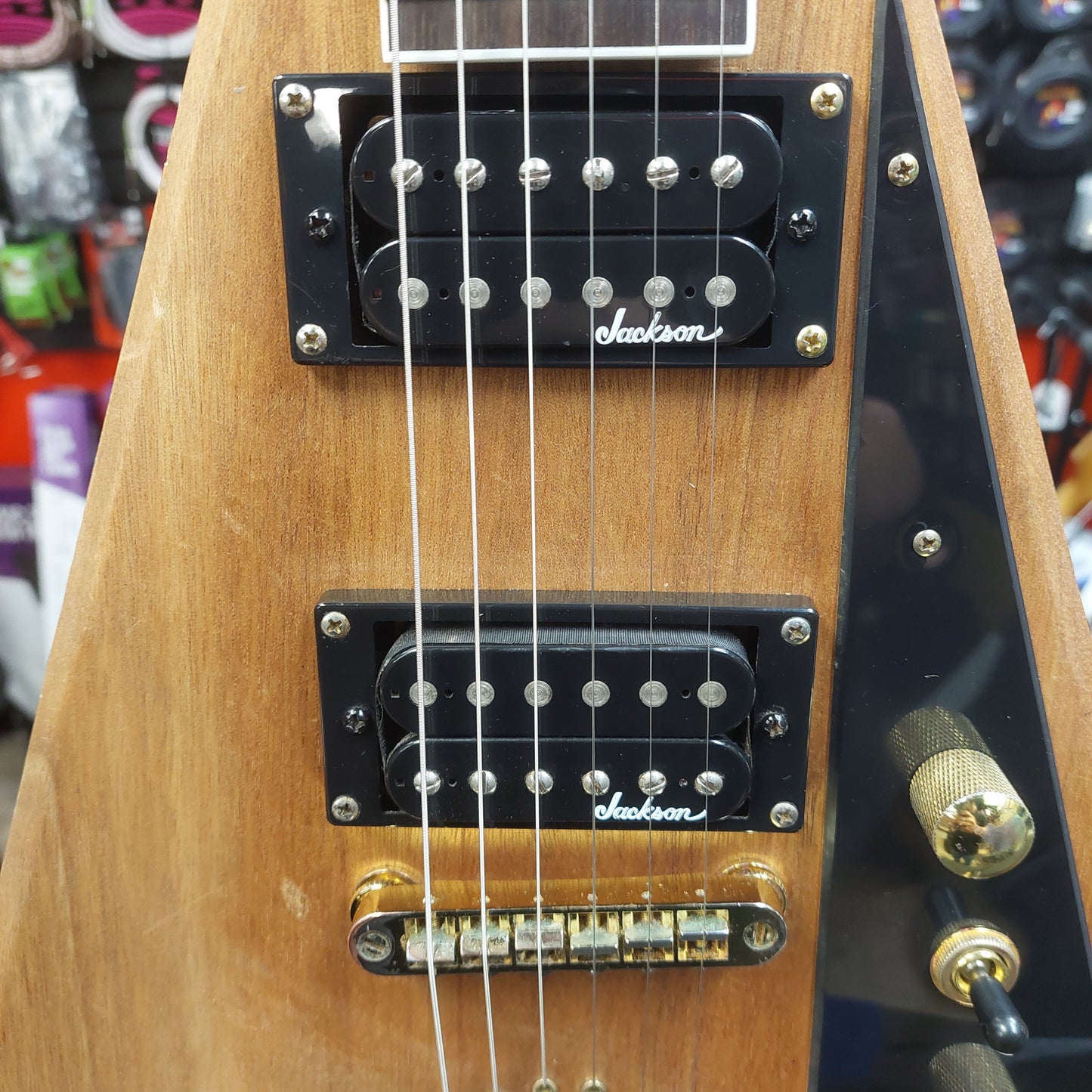 2019 Jackson JS Series Rhoads JS32T FSR Amaranth Fingerboard, Natural Oil  SN# CWJ1940625