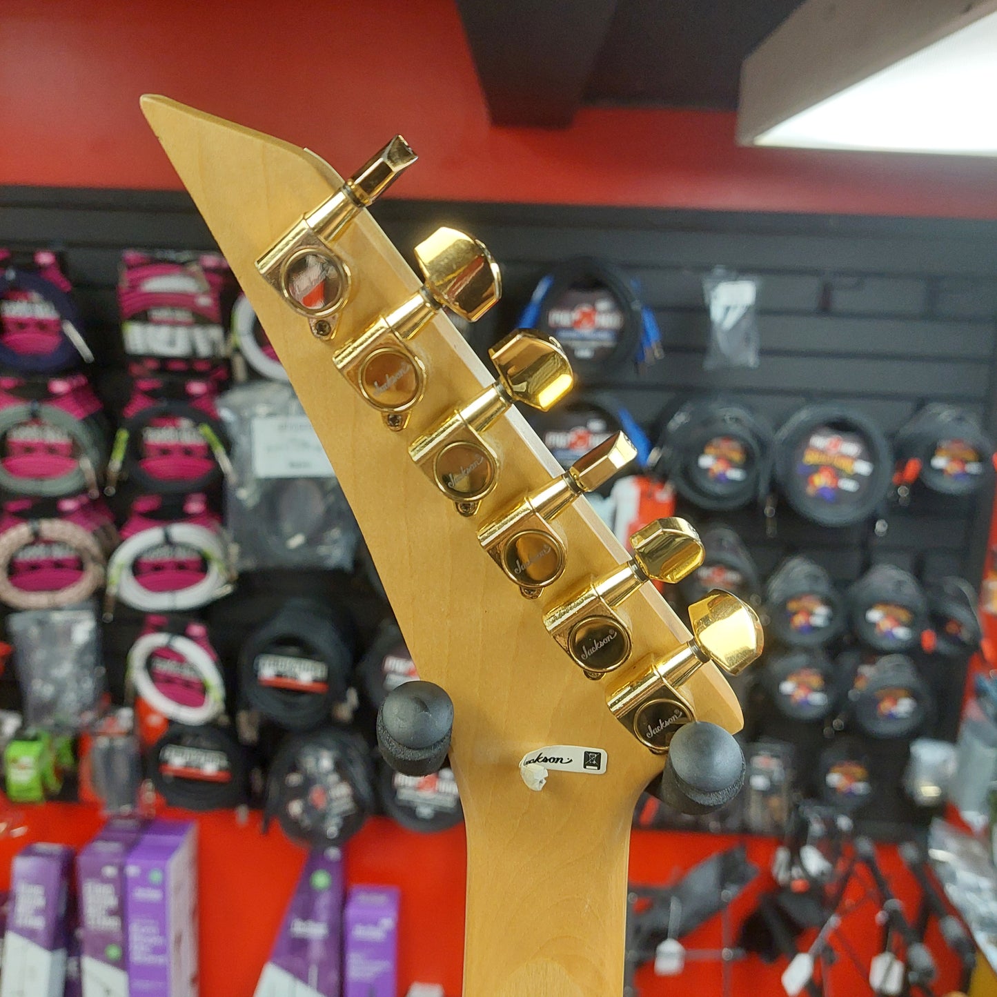2019 Jackson JS Series Rhoads JS32T FSR Amaranth Fingerboard, Natural Oil  SN# CWJ1940625
