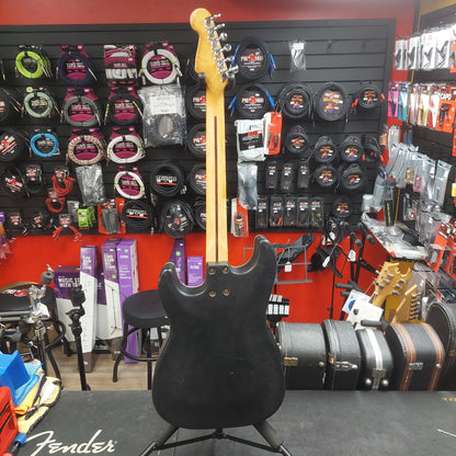 2008 Fender Stratacoustic Electric Acoustic Guitar - Black Gloss SN# 08060471 "Sold As Is" (Has High Action Truss Rod Is Maxed out)