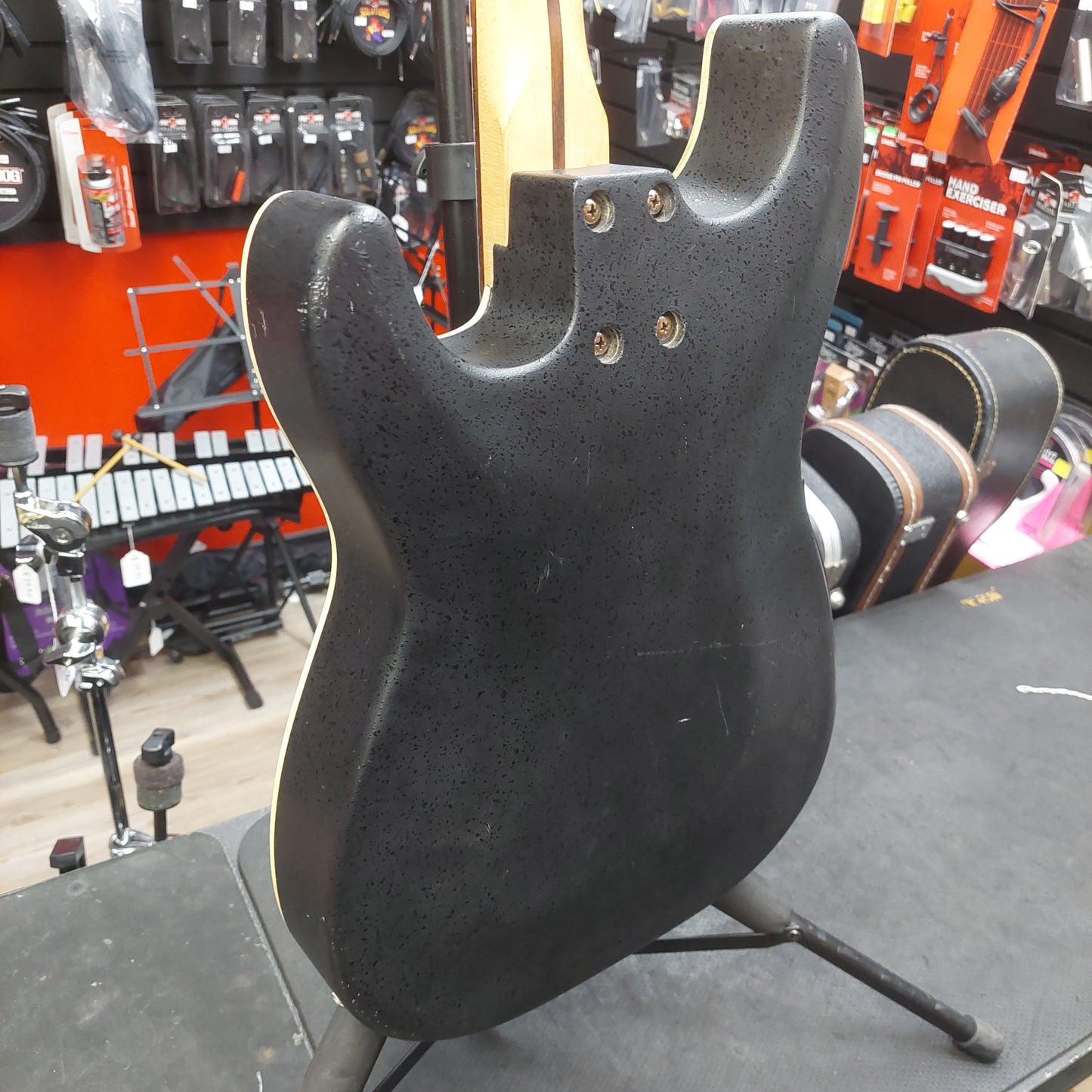 2008 Fender Stratacoustic Electric Acoustic Guitar - Black Gloss SN# 08060471 "Sold As Is" (Has High Action Truss Rod Is Maxed out)