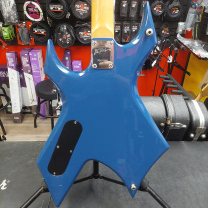 2000's B.C. RICH WARLOCK BRONZE SERIES ELECTRIC GUITAR - BLUE GLOSS SN# 32421290