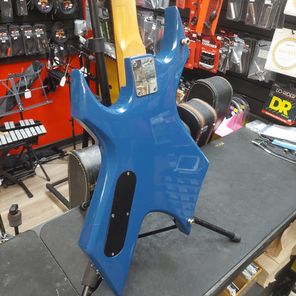 2000's B.C. RICH WARLOCK BRONZE SERIES ELECTRIC GUITAR - BLUE GLOSS SN# 32421290