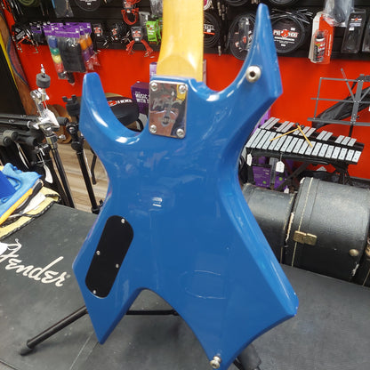 2000's B.C. RICH WARLOCK BRONZE SERIES ELECTRIC GUITAR - BLUE GLOSS SN# 32421290