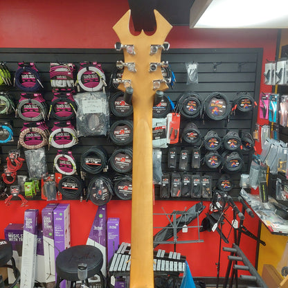2000's B.C. RICH WARLOCK BRONZE SERIES ELECTRIC GUITAR - BLUE GLOSS SN# 32421290