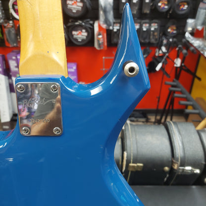 2000's B.C. RICH WARLOCK BRONZE SERIES ELECTRIC GUITAR - BLUE GLOSS SN# 32421290