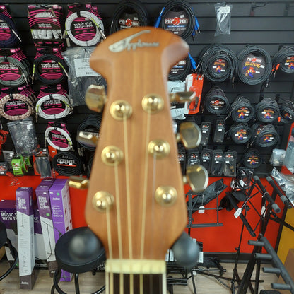 1990's Applause by Ovation AE700 Acoustic/Electric Guitar - Black Gloss w/ Hard Case "Made In Korea" SN# 8048858 "Sold As Is" Bridge Slightly Lifting & Neck Is Cracked
