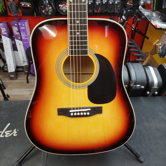 BCP 6-String Acoustic Guitar - Sunburst w/ Gig Bag (USED)