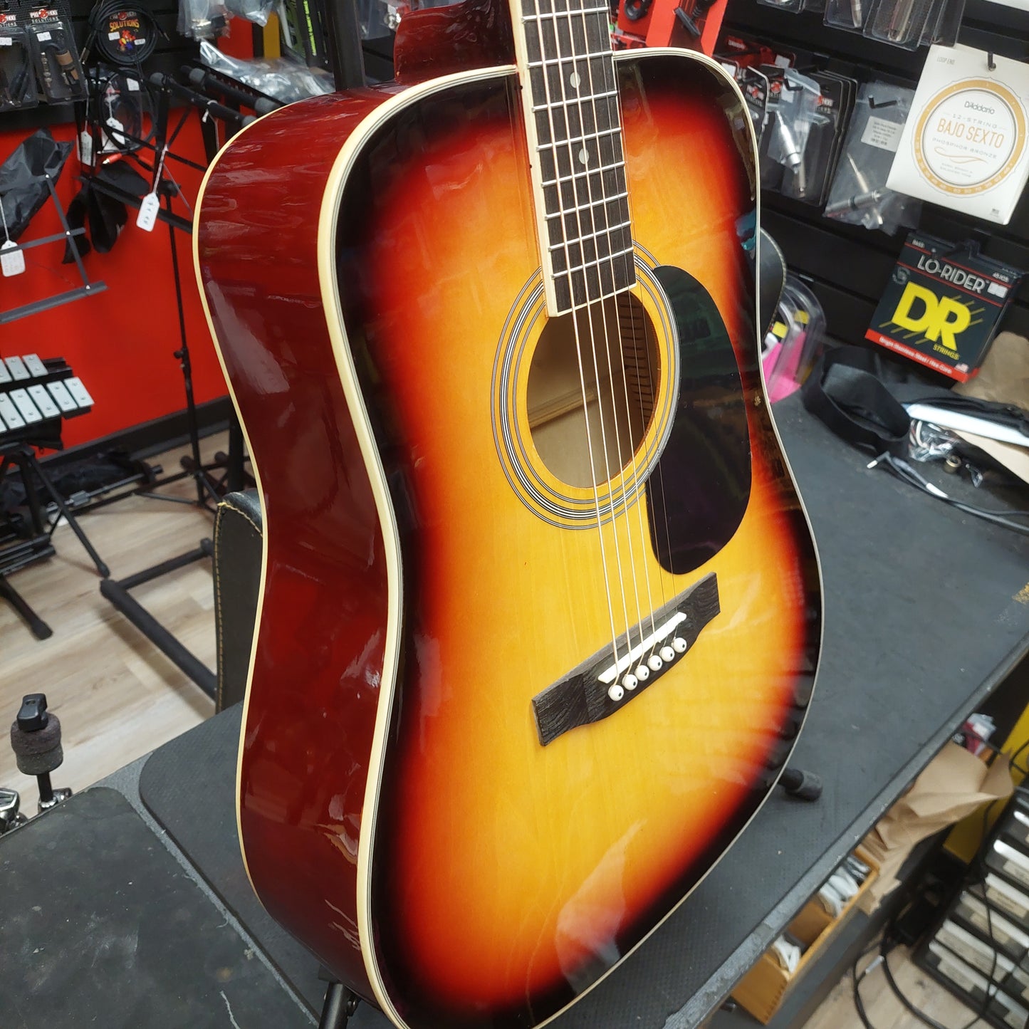 BCP 6-String Acoustic Guitar - Sunburst w/ Gig Bag (USED)