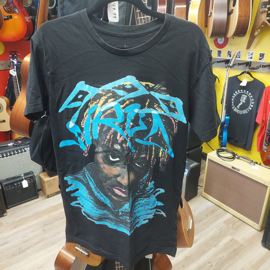 999 Club Juice Wrld Graphic Portrait T-Shirt - Medium - Black (USED)