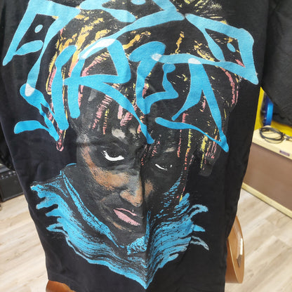 999 Club Juice Wrld Graphic Portrait T-Shirt - Medium - Black (USED)