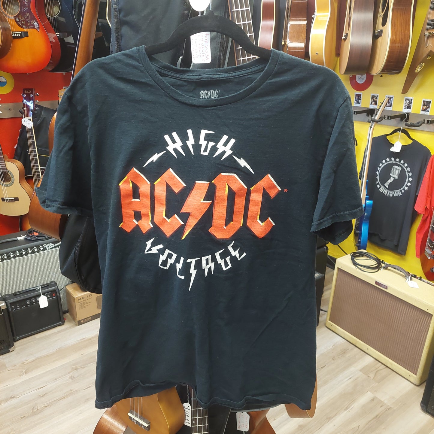 AC/DC High Voltage Band T-Shirt - Large - Black (USED)