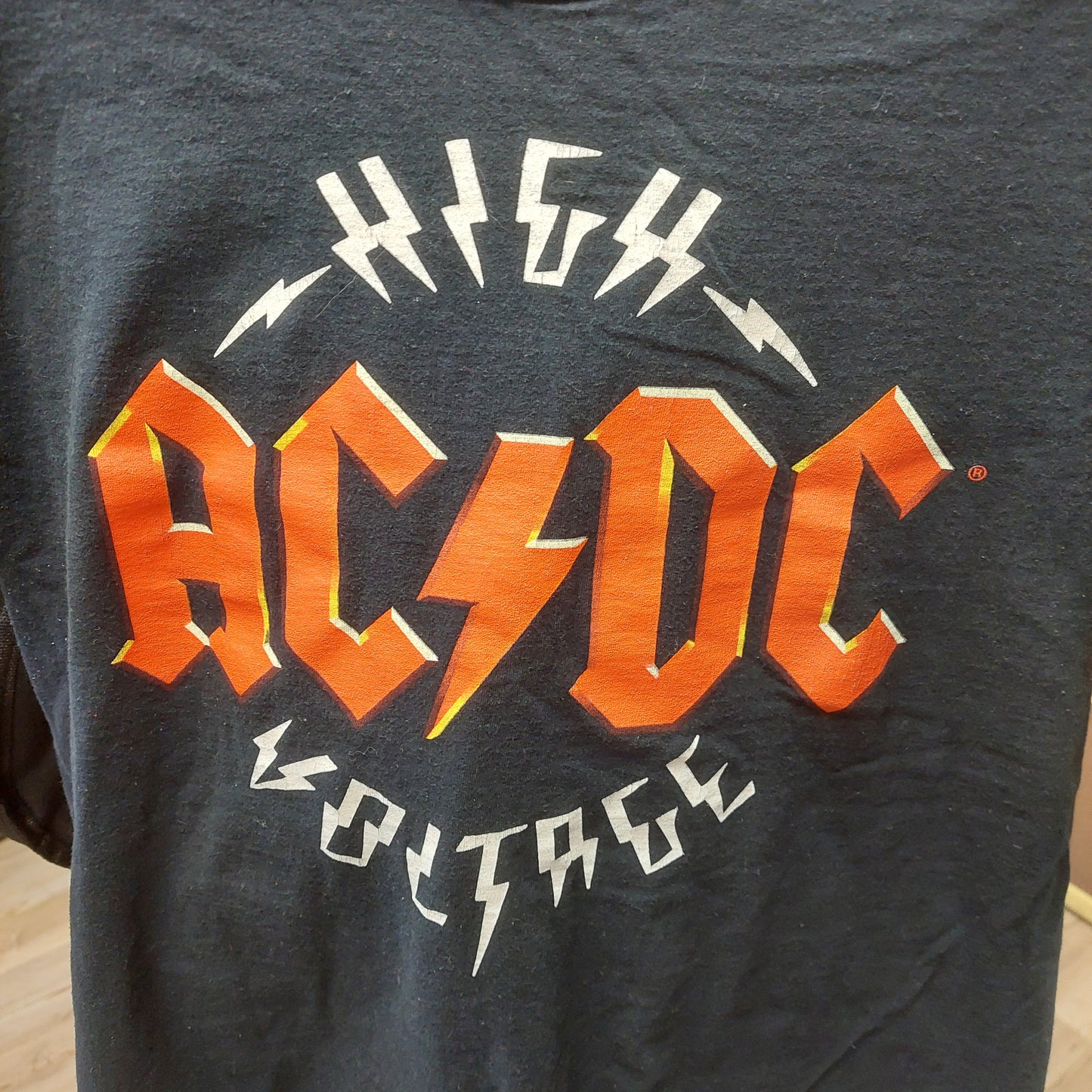 AC/DC High Voltage Band T-Shirt - Large - Black (USED)