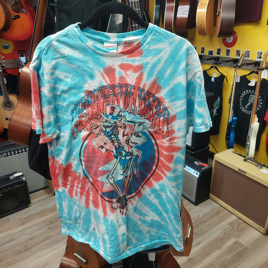 Grateful Dead Uncle Sam Graphic Tie Dye T-Shirt - Small - Tie Dye (USED)