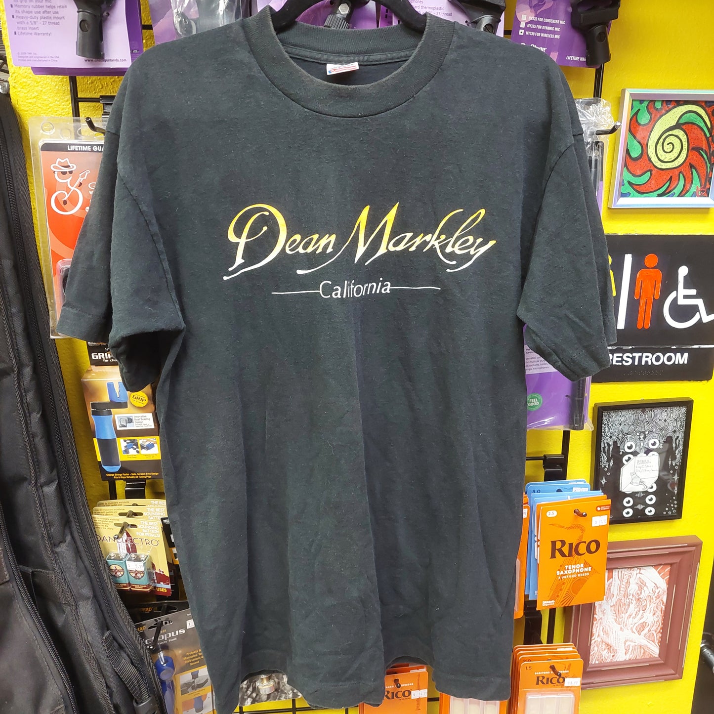 Dean Markley California Promo T-Shirt - Large - Black (USED)