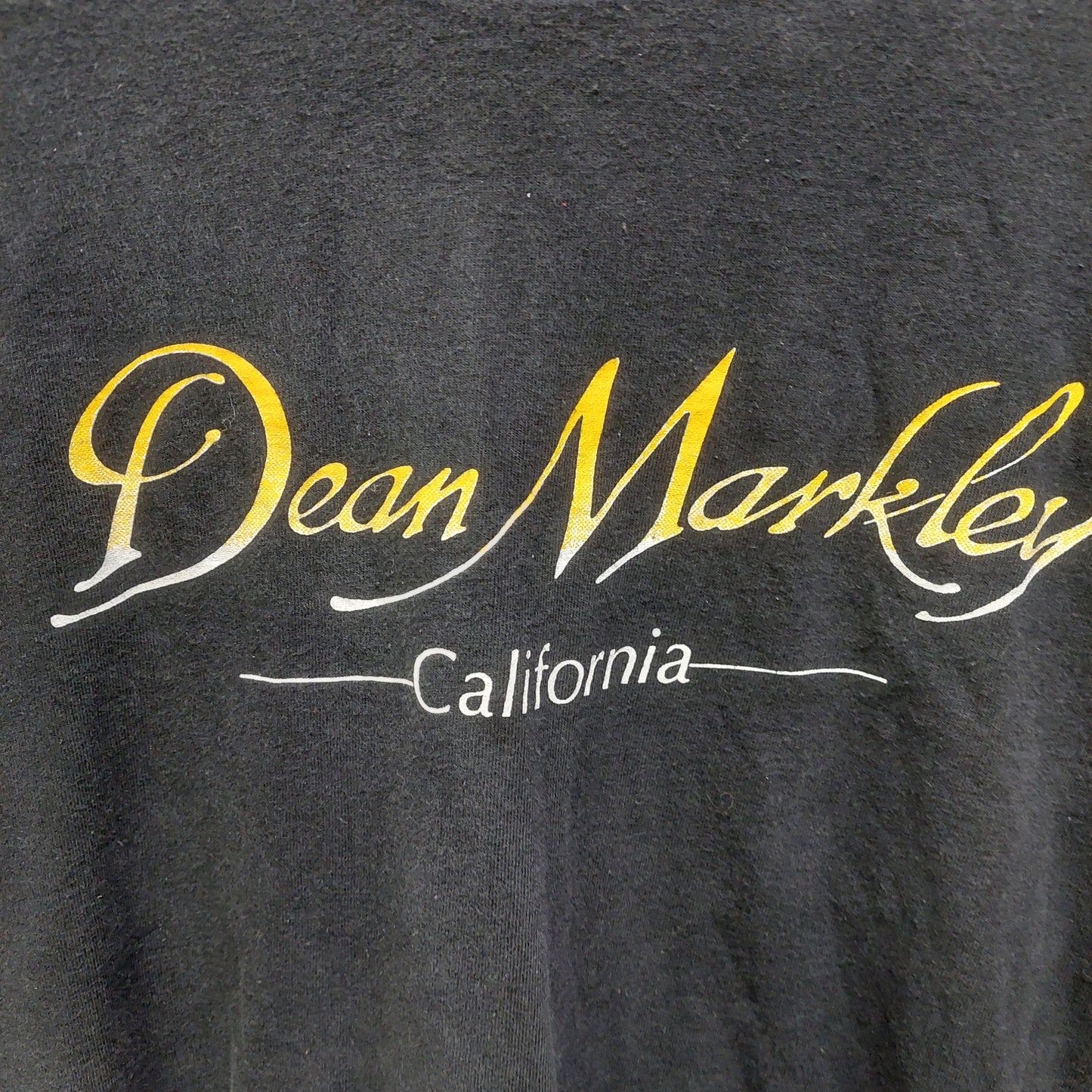 Dean Markley California Promo T-Shirt - Large - Black (USED)