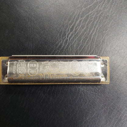 Vintage Marine Band Harmonica M. Hohner No. 1896  Germany - A440 Key C (USED)