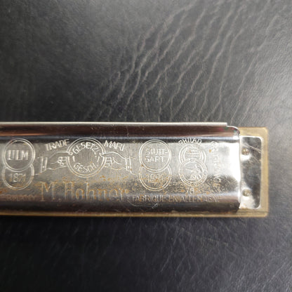 Vintage Marine Band Harmonica M. Hohner No. 1896  Germany - A440 Key C (USED)