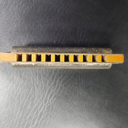 Vintage Marine Band Harmonica M. Hohner No. 1896  Germany - A440 Key C (USED)