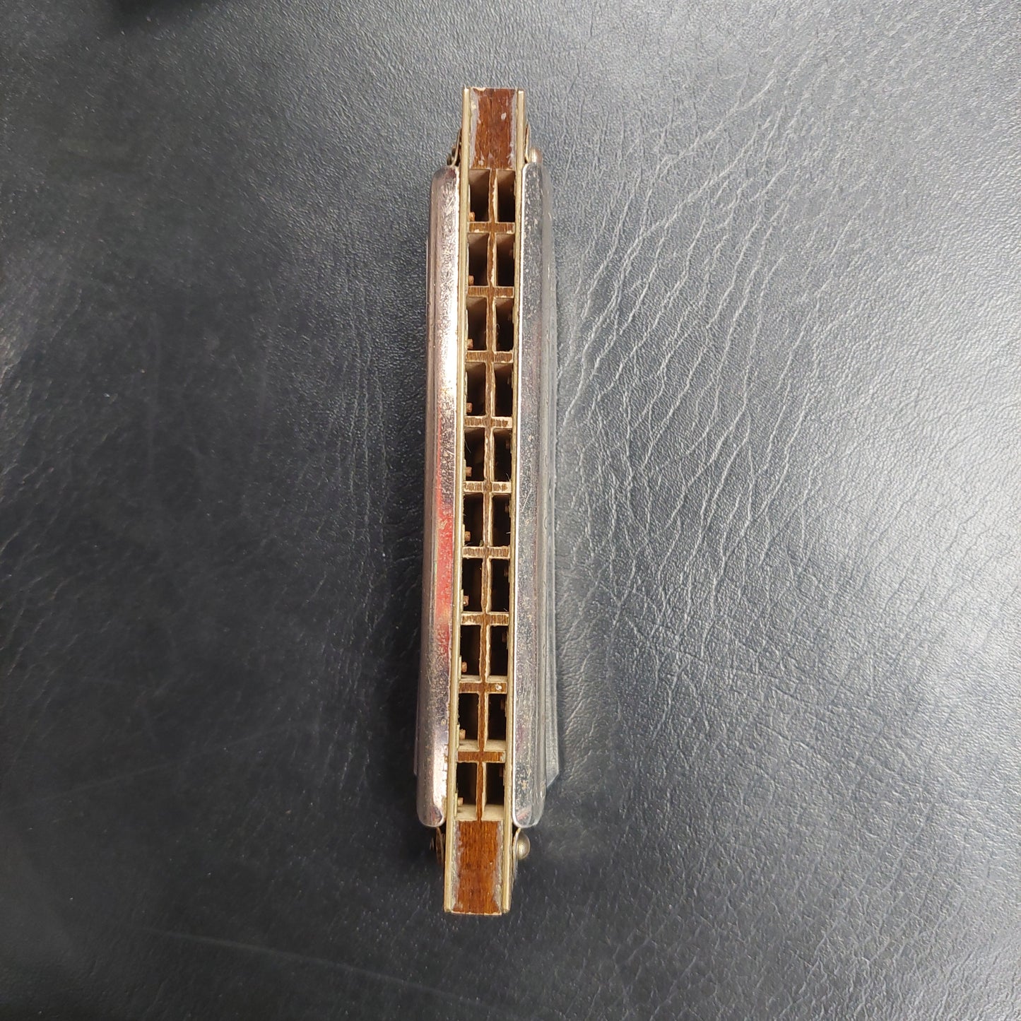 M. Hohner Auto Valve Harp Key of C No.105 Vintage German Harmonica w/ Box