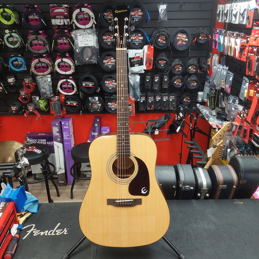 2014 EPIPHONE PR-150 NA Acoustic Guitar - Natural SN# 1405112947