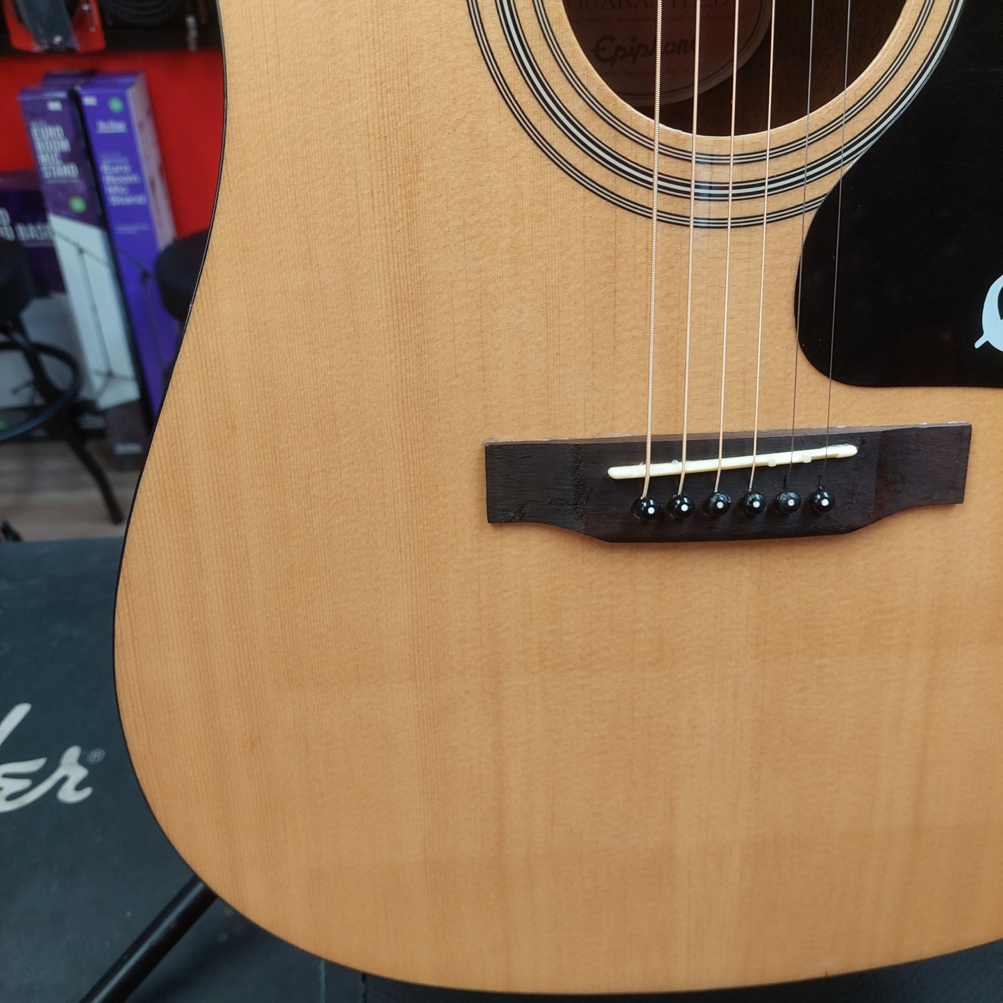 2014 EPIPHONE PR-150 NA Acoustic Guitar - Natural SN# 1405112947