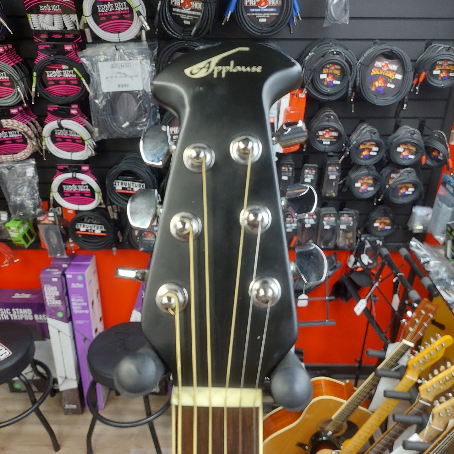 2000 Applause by Ovation AE21 Summit Series Acoustic/Electric Guitar - Transparent Red w/ Hard Case SN# 1116034 "Made In Korea"