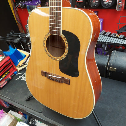 2004 Washburn D9C Acoustic Guitar - Natural SN# FC040701302