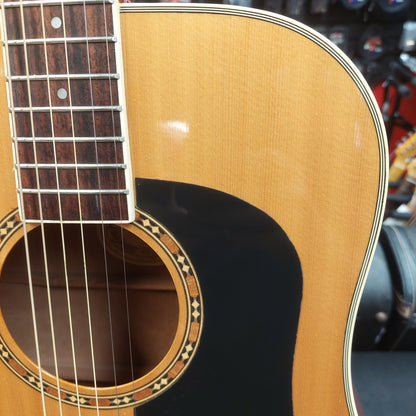 2004 Washburn D9C Acoustic Guitar - Natural SN# FC040701302
