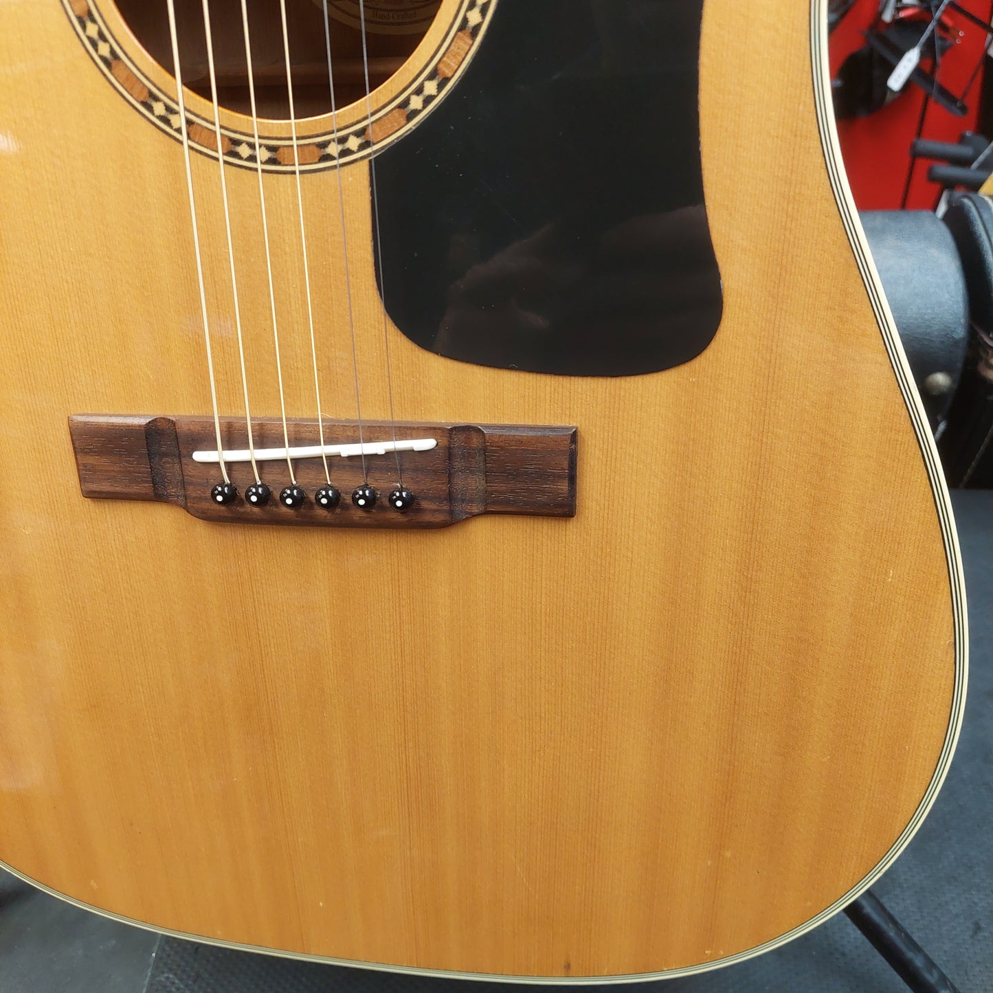 2004 Washburn D9C Acoustic Guitar - Natural SN# FC040701302