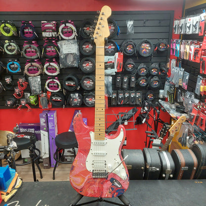 Custom Strat Electric Guitar - Swirl Finish