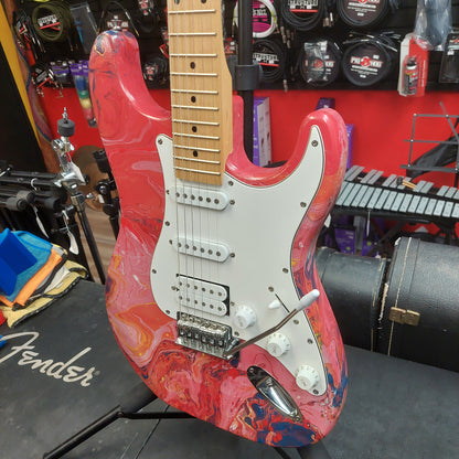 Custom Strat Electric Guitar - Swirl Finish