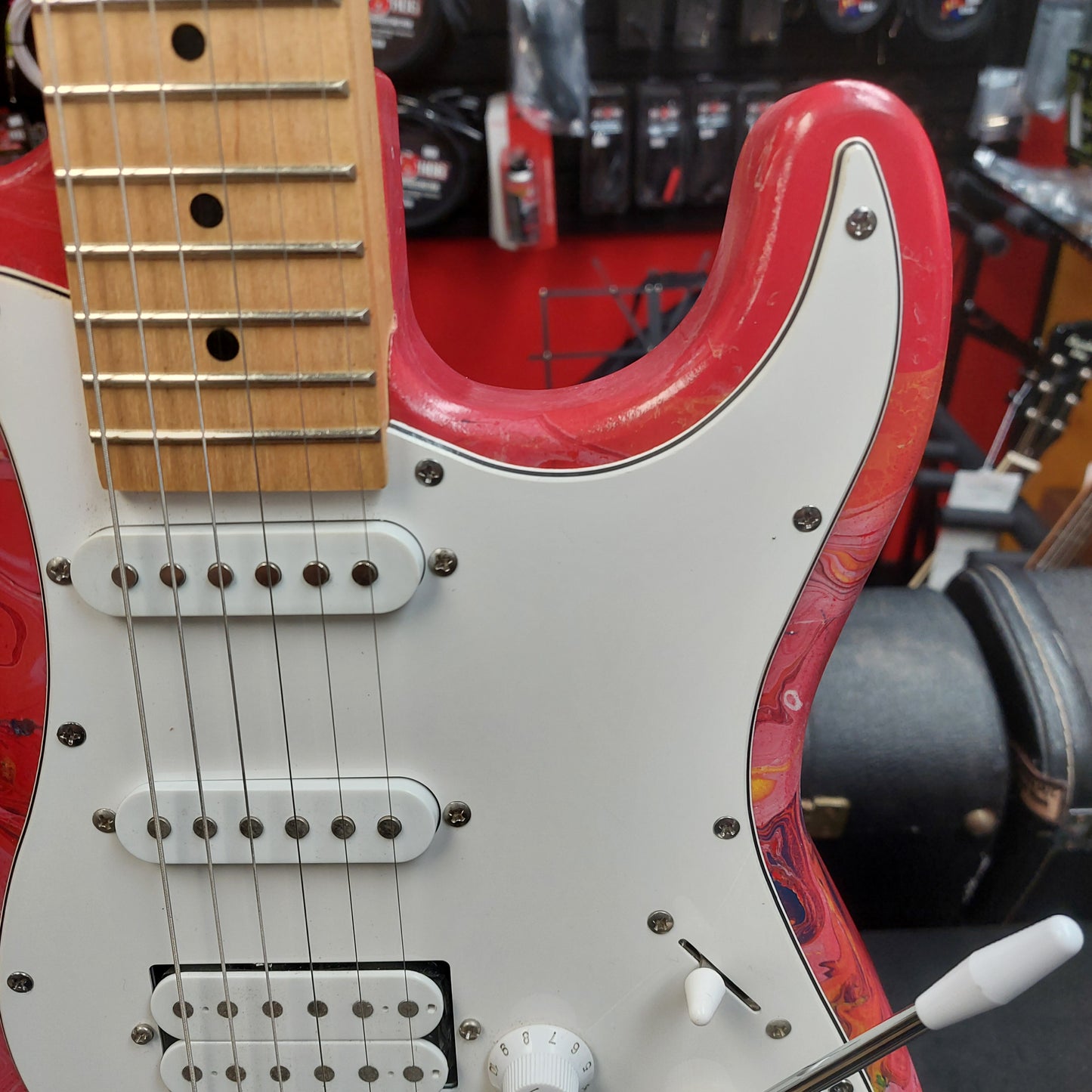 Custom Strat Electric Guitar - Swirl Finish