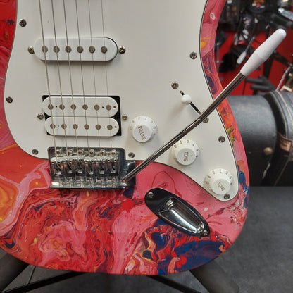 Custom Strat Electric Guitar - Swirl Finish