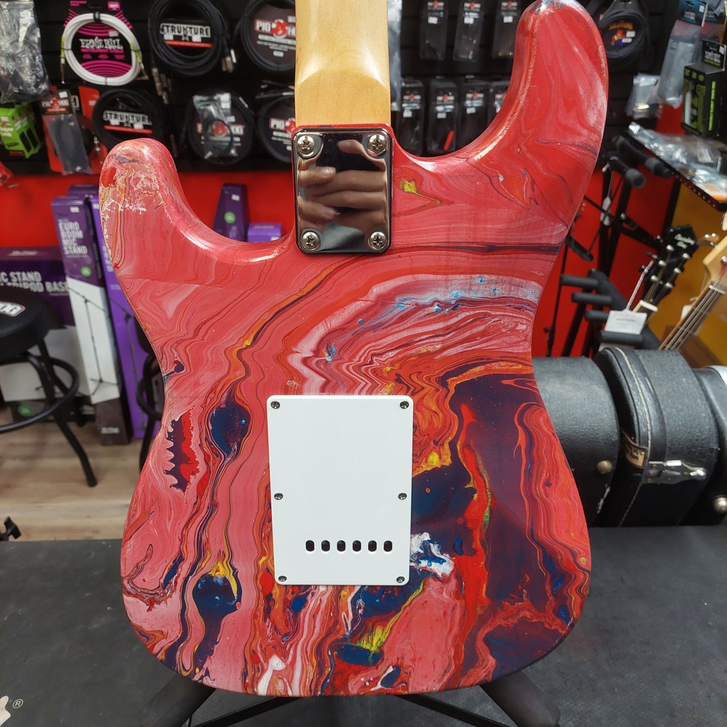 Custom Strat Electric Guitar - Swirl Finish