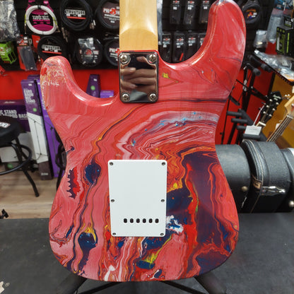 Custom Strat Electric Guitar - Swirl Finish