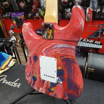 Custom Strat Electric Guitar - Swirl Finish