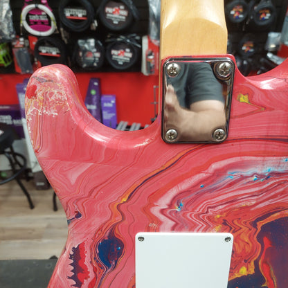Custom Strat Electric Guitar - Swirl Finish