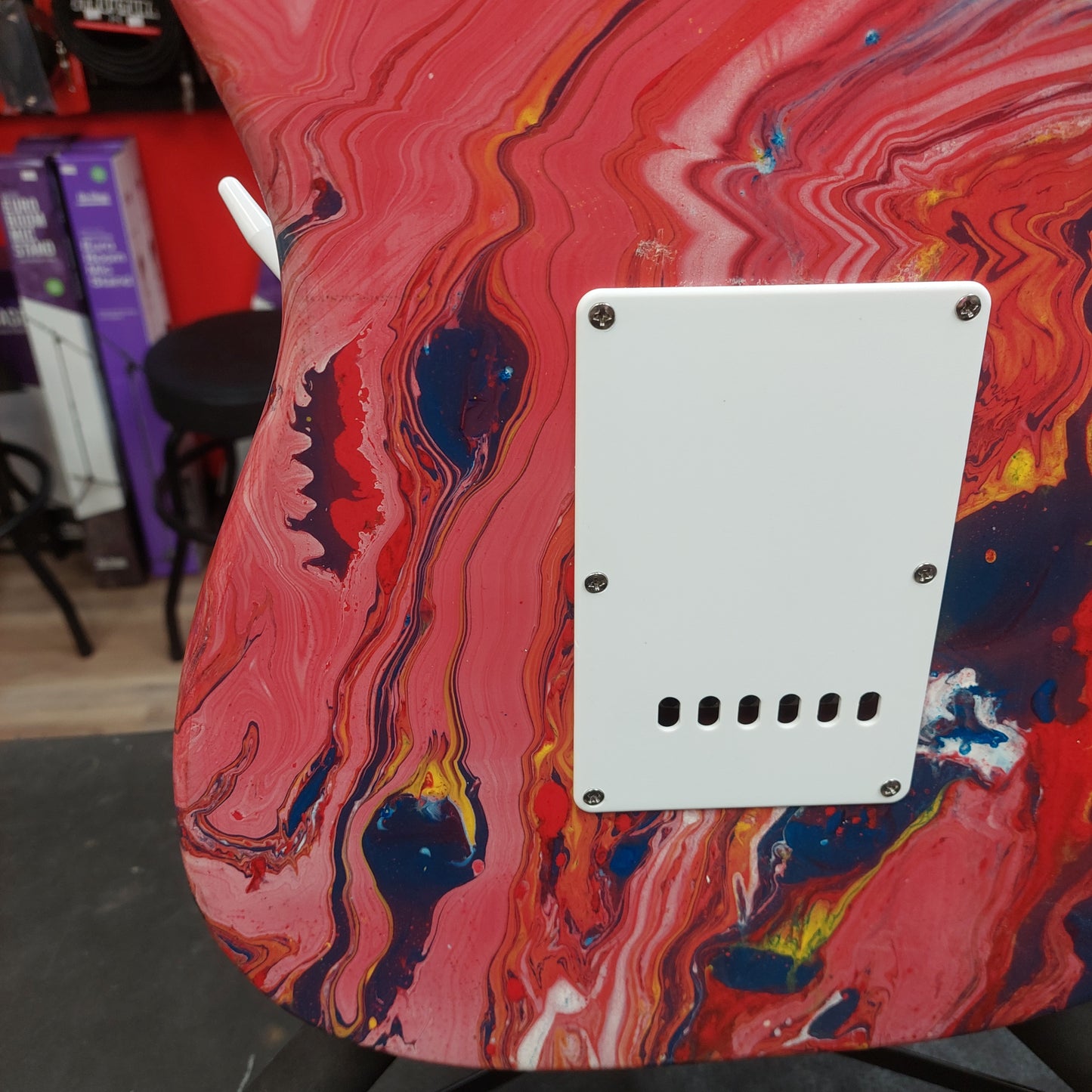 Custom Strat Electric Guitar - Swirl Finish