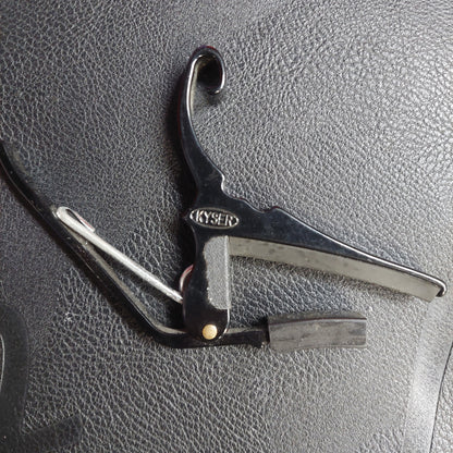 Kyser KG6B Quick-Change Guitar Capo for 6-String Acoustic Guitars - Black (USED)