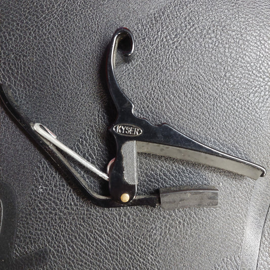 Kyser KG6B Quick-Change Guitar Capo for 6-String Acoustic Guitars - Black (USED)
