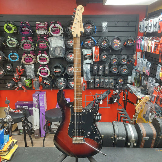 2011 Yamaha Pacifica PAC012DLX Double Cutaway Electric Guitar - Old Violin Sunburst SN# llN123410